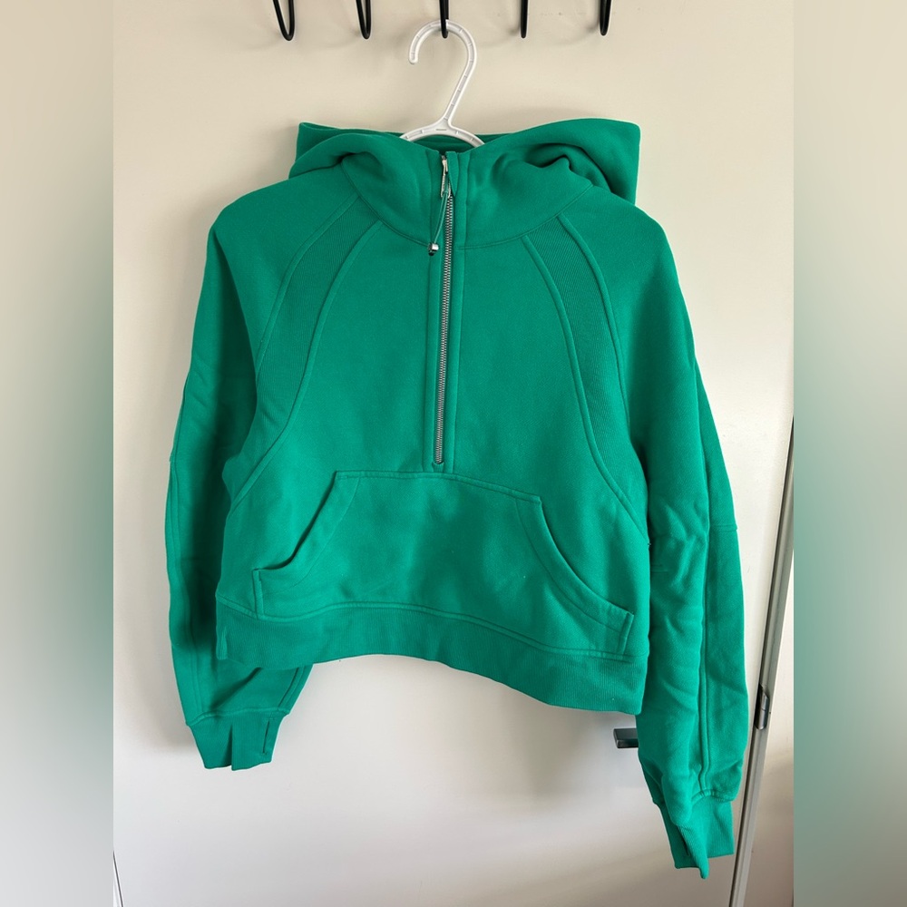 lululemon scuba cropped half zip